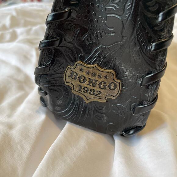 Vintage 90s Bongo black western boho shoulder bag - Picture 4 of 7